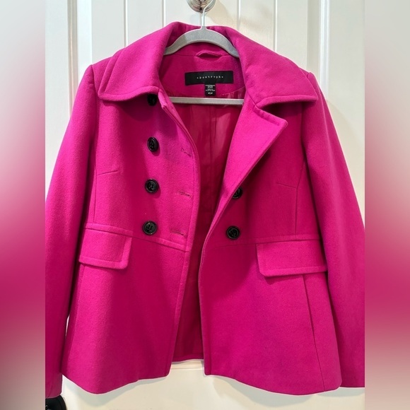 Apostrophe - Barbie Pink Wool Blend Blazer - Medium - Picture 9 of 10